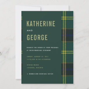 Army Tartan Inbjudan