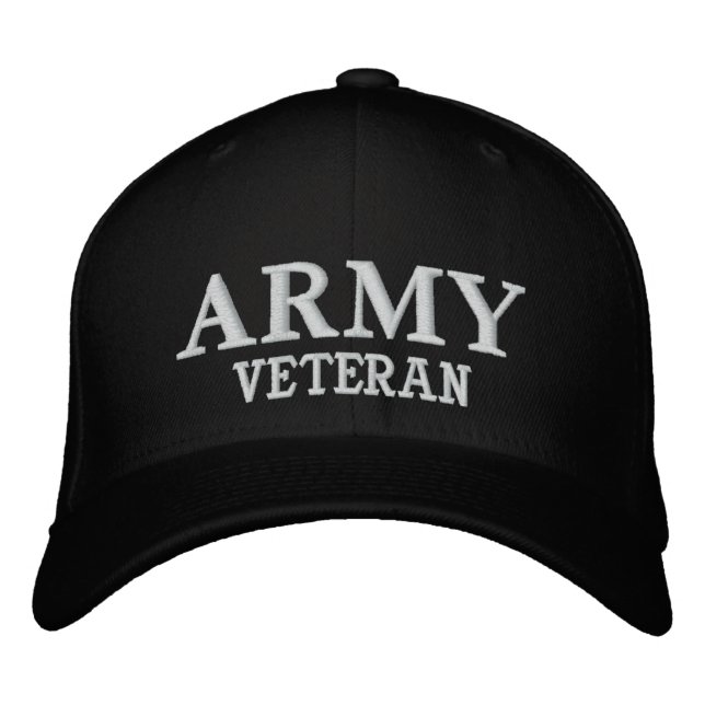 ARMY, VETERAN BRODERAD KEPS (Framsida)