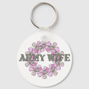ARMY WIFE NYCKELRING