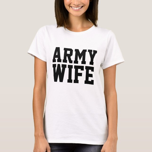 ARMY WIFE T-shirts (Framsida)
