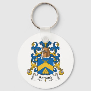 Arnaud Family Crest Nyckelring