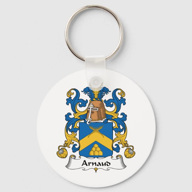 Arnaud Family Crest Nyckelring (Framsida)