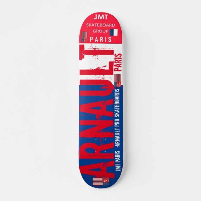 ARNAULT JMT PARIS 7 3/4-tums Skateboard Deck (Framsida)