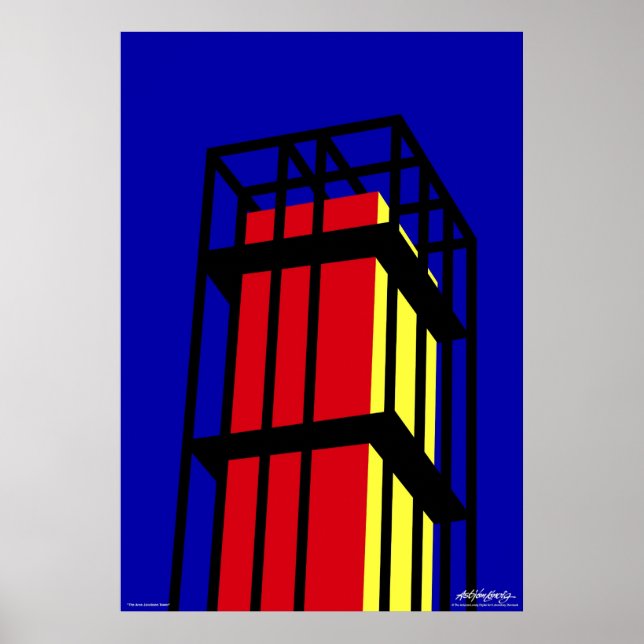 Arne Jacobsen Torn Poster (Framsidan)
