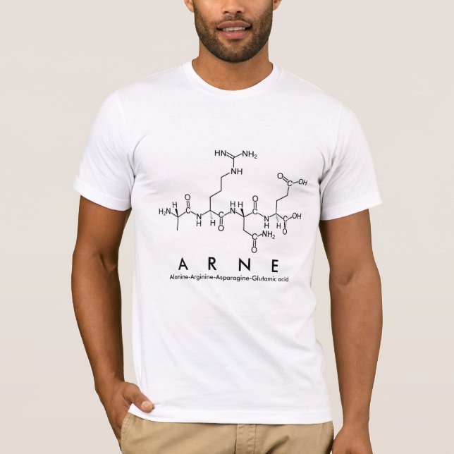 Arne peptide namn shirt tee (Framsida)