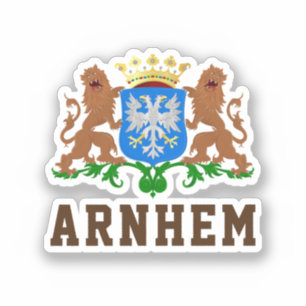 Arnhem jackat av arm, Nederländerna Klistermärken
