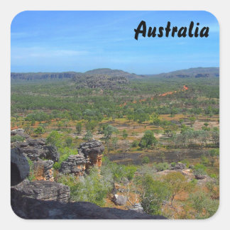 Arnhemlands kvadratdekal fyrkantigt klistermärke