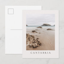 Arnia-stranden i Spanien, neutral estetisk strand