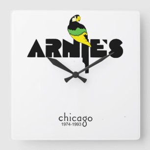 Arnie's Restaurant, 1050 N. State St., Chicago, IL Fyrkantig Klocka