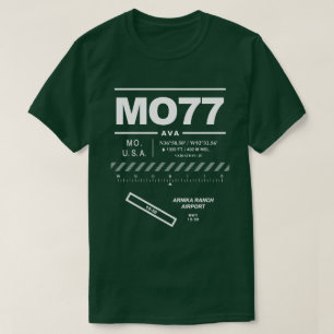 Arnika Ranch flygplats MO77 T Shirt