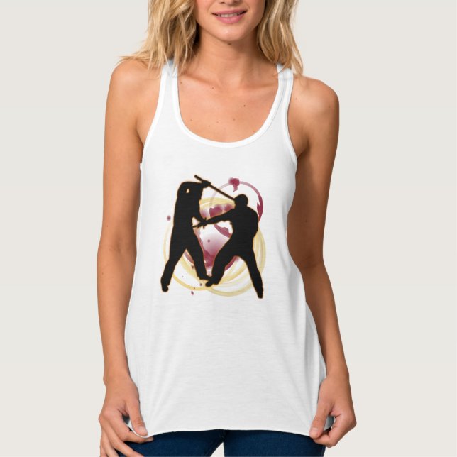 Arnis T-Shirt Linne Med Racerback (Framsida)