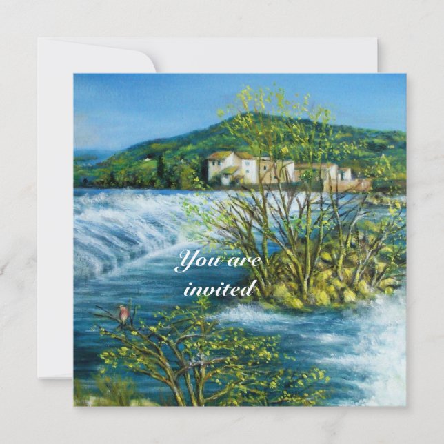 ARNO FLODEN, FLORENS TOSCANA LANDSKAP Inbjudan (Framsida)