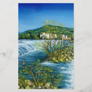 ARNO RIVER I ROVEZANO Florence Tuscany Ligcape Brevpapper