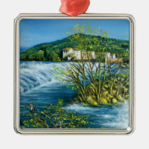 ARNO RIVER I ROVEZANO Florence Tuscany Ligcape Julgransprydnad Metall
