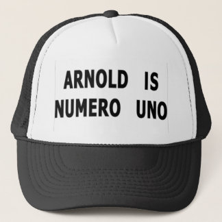 Arnold är Numero Uno Truckerkeps
