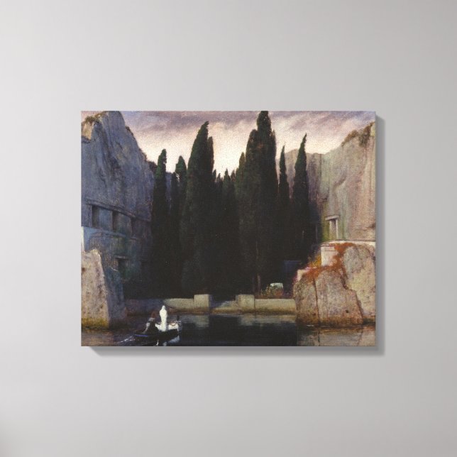 Arnold Böcklin - Isle of the Dead Canvastryck (Framsida)