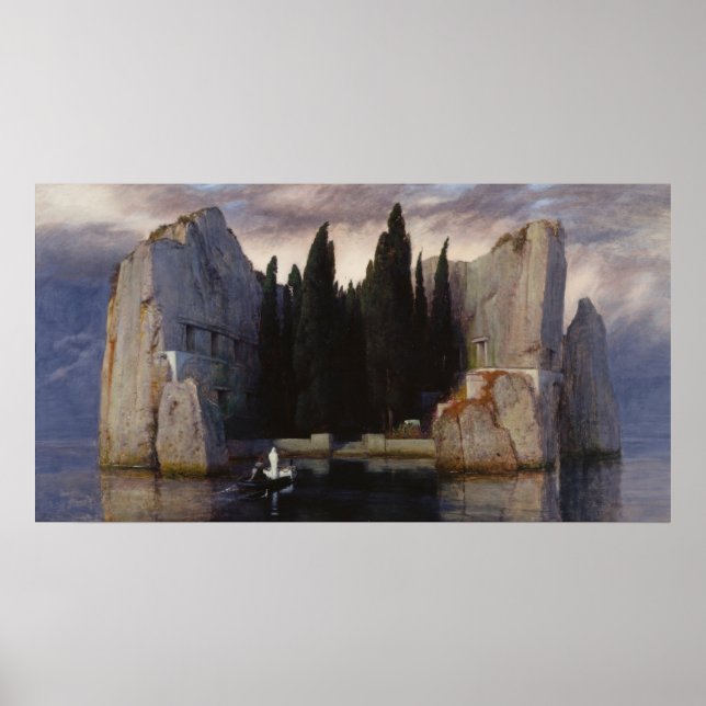 Arnold Böcklin - Isle of the Dead Poster (Framsidan)