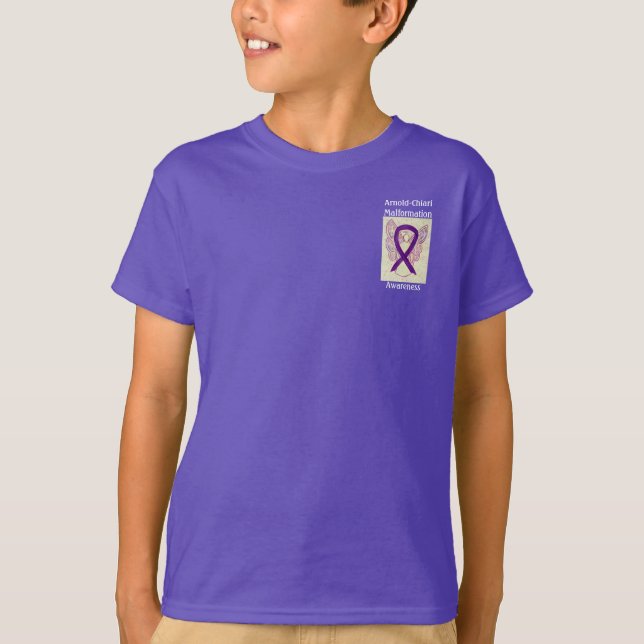 Arnold-Chiari Malformation Awareness Ribbon Tee (Framsida)