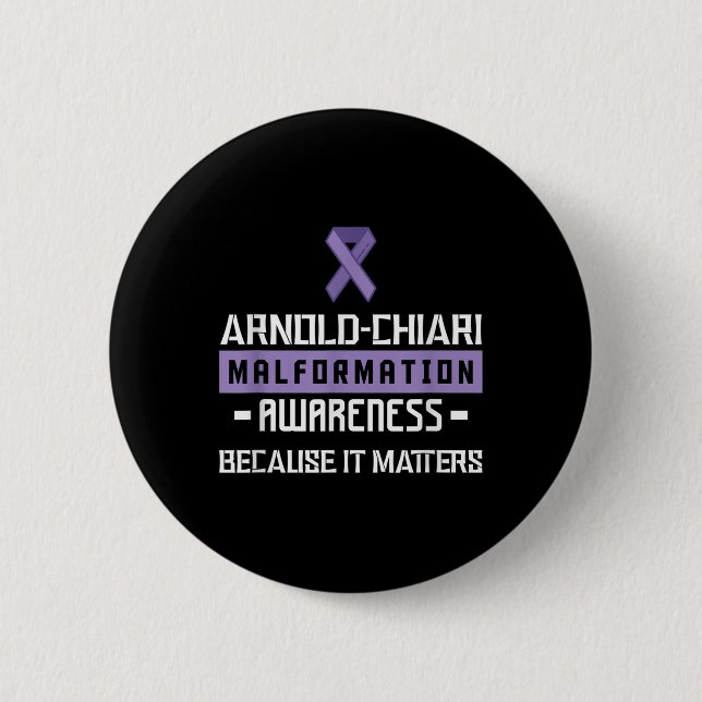 Arnold Chiari Malformation Warrior S Awareness Knapp (Framsida)