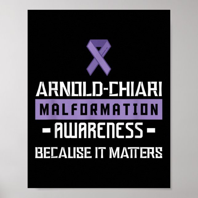 Arnold Chiari Malformation Warrior S Awareness Poster (Framsidan)
