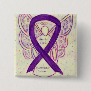 Arnold-Chiari Missformation Awareness Ribbon Pin Knapp