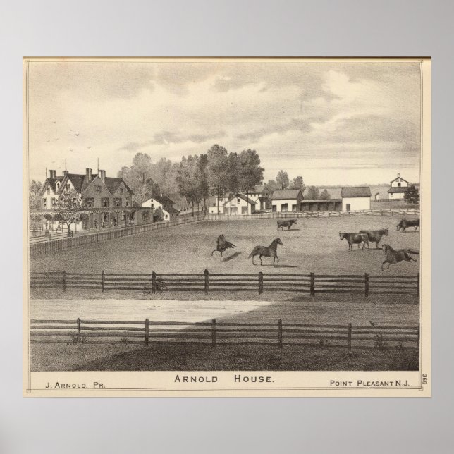 Arnold House, Point Pleasant, NJ Poster (Framsidan)
