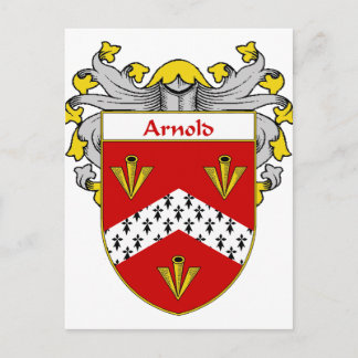 Arnold Jackar av Arm/familjestöd (Mantled) Vykort