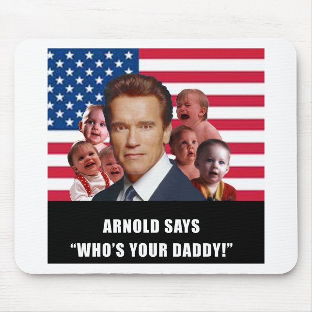 Arnold något att säga musmatta (Framsidan)