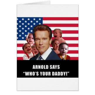 Arnold Says Hälsningskort