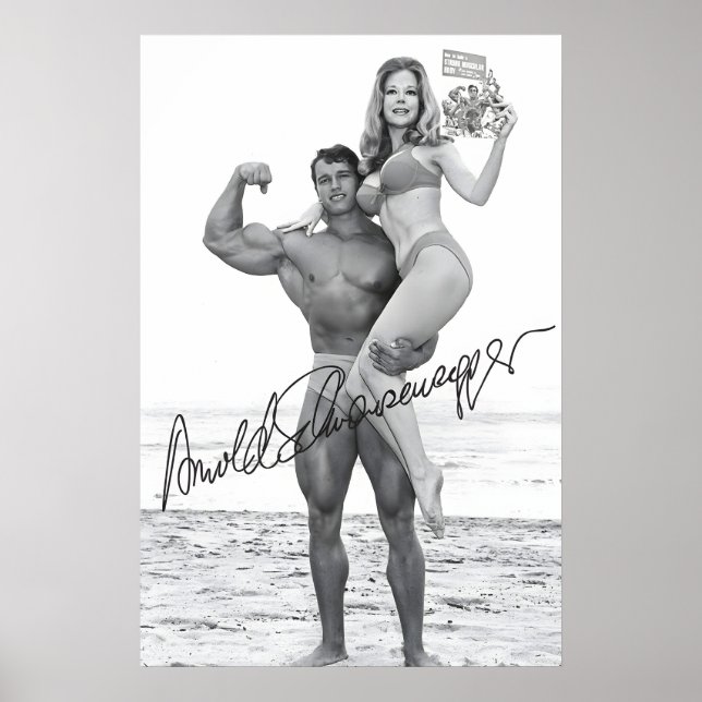Arnold Schwarzenegger Affisch - Tidskriftets Omsla (Framsidan)