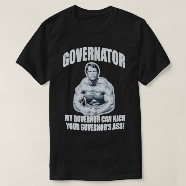 Arnold Schwarzenegger Governator T Shirt (Design framsida)
