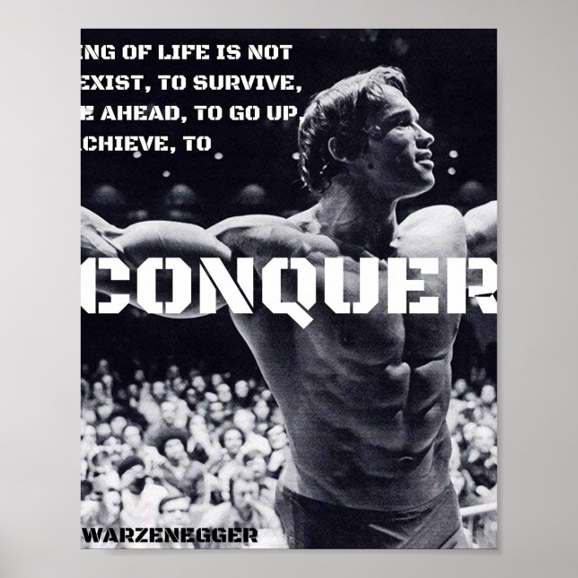 ARNOLD SCHWARZENEGGER - KONKURERKVOT POSTER (Framsidan)