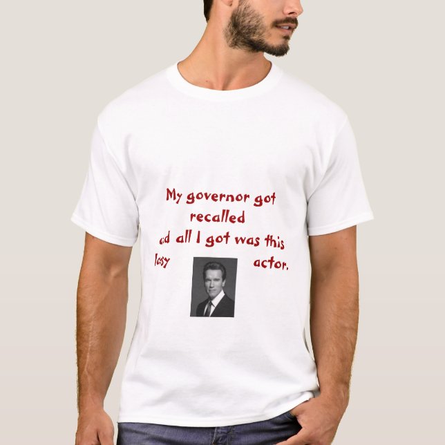 Arnold Schwarzenegger T-shirt (Framsida)