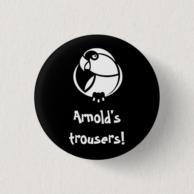 Arnolds trosor! K'Barthan invecective badge Knapp (Framsida)