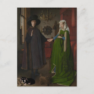 Arnolfini med Dachshund - Nationella galleriet Vykort