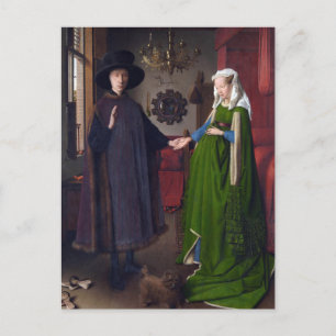 Arnolfini Porträtt av Jan van Eyck Vykort
