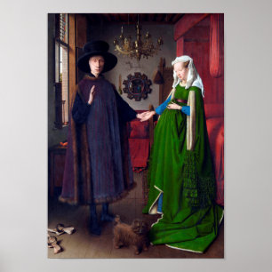 Arnolfini Porträtt, Jan van Eyck Poster