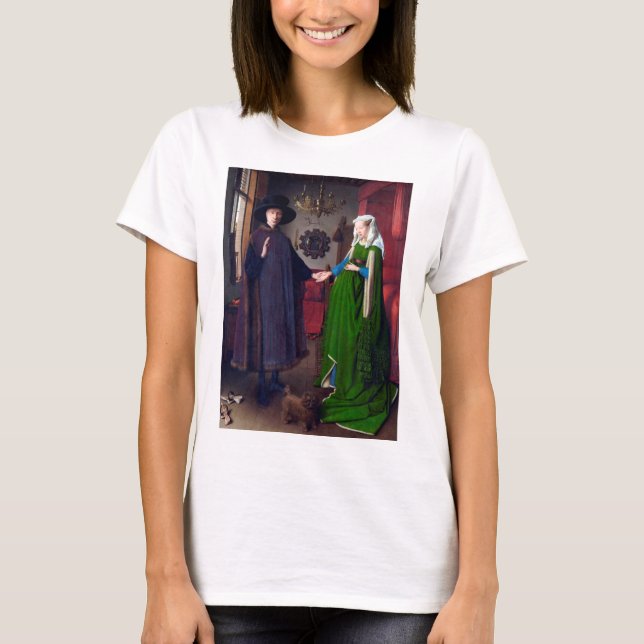 Arnolfini Porträtt, Jan van Eyck T Shirt (Framsida)