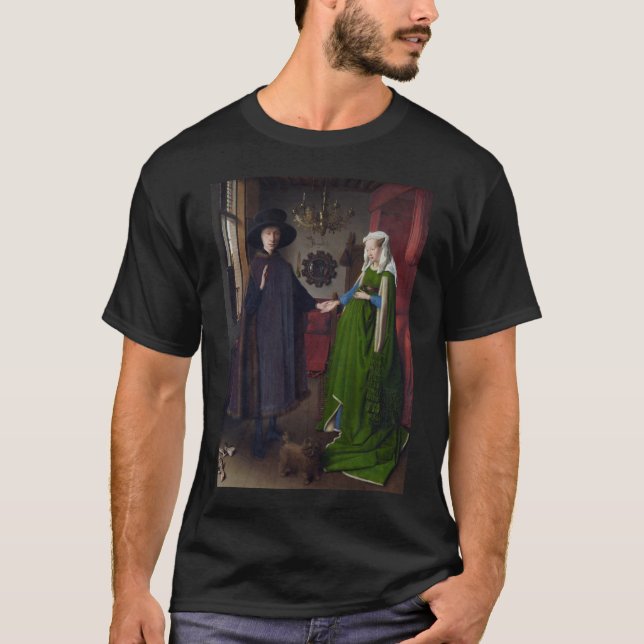 Arnolfini Porträtt - Jan van Eyck Tee (Framsida)