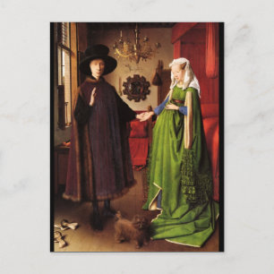 Arnolfini Porträtt Vykort