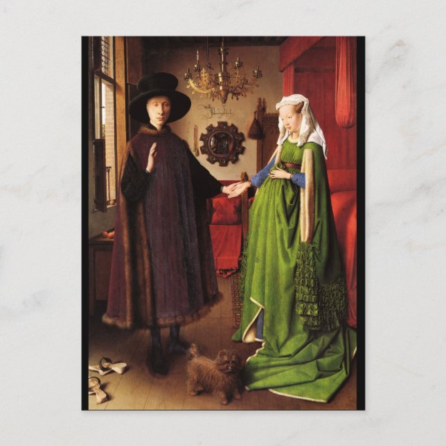 Arnolfini Porträtt Vykort (Framsida)