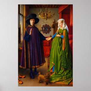 Arnolfini-porträttet av Jan van Eyck Poster