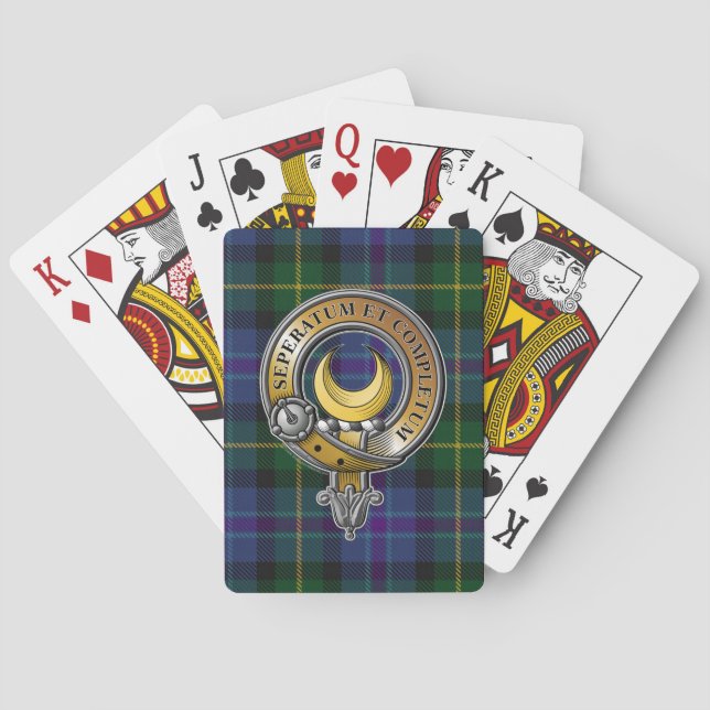 Arnott Tartan & Badge Casinokort (Baksidan)