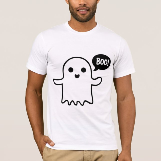 Aro Pride Ghost T-Shirt Design (Framsida)