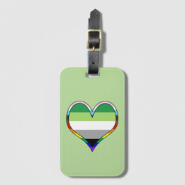 Aro Pride Heart Luggage Tag Bagagebricka