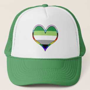 Aro Pride Heart Truckerkeps
