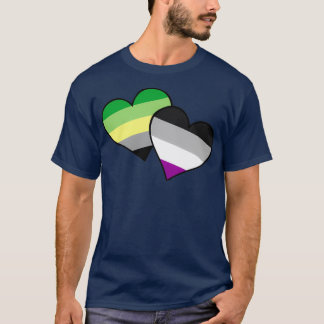 AroAce Hearts T Shirt