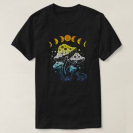 Aroace Mystique - Mushroom, Moon, and Frog T Shirt
