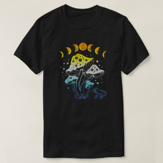 Aroace Mystique - Mushroom, Moon, and Frog T Shirt