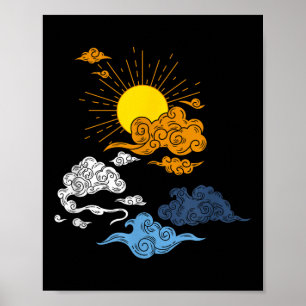 Aroace Pride Aro Ace Lgbtq Flagga - japansk romant Poster